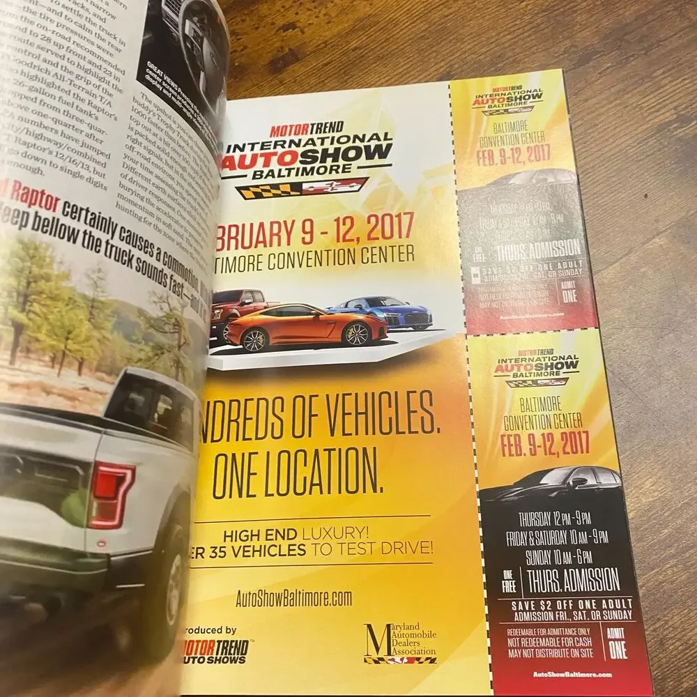 Motor Trend Magazine March 2017 Born Again! New Camry & NASCAR Racer